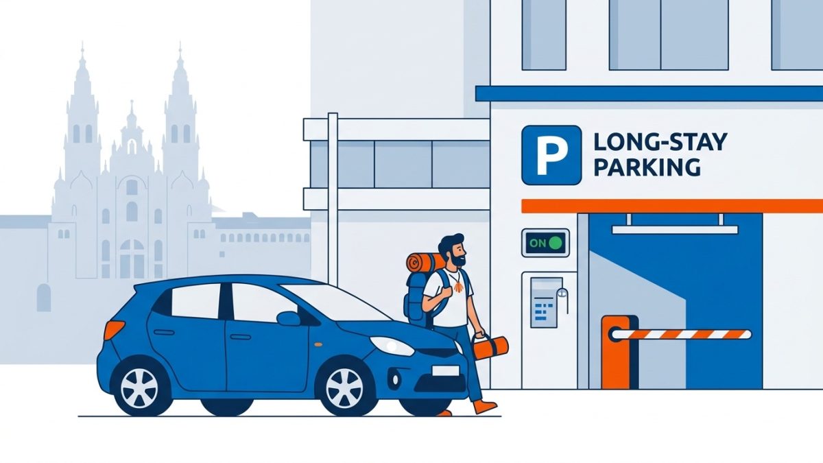 Dónde dejar el coche en Santiago de Compostela varios días