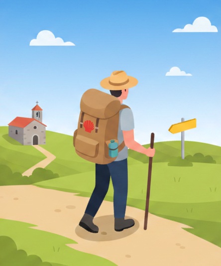 aparcamiento para peregrinos