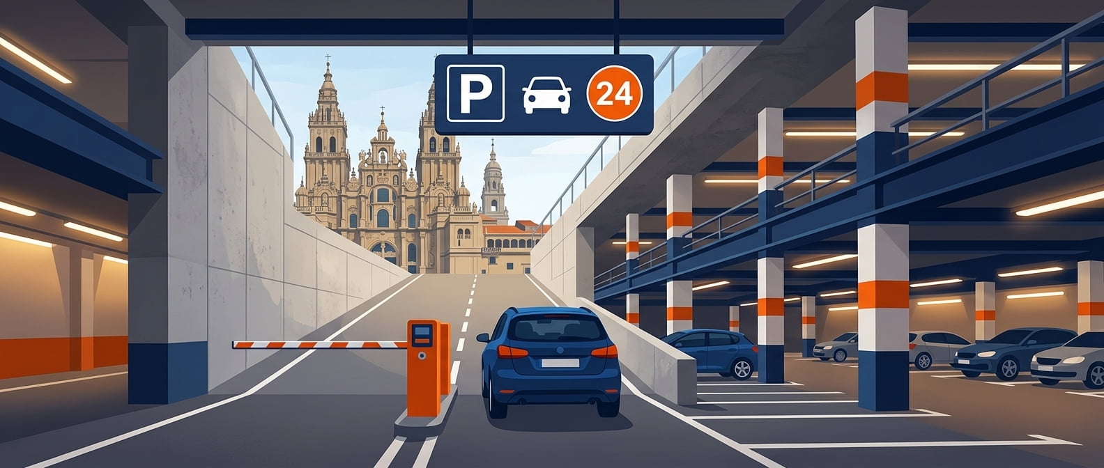 parking en Santiago de Compostela