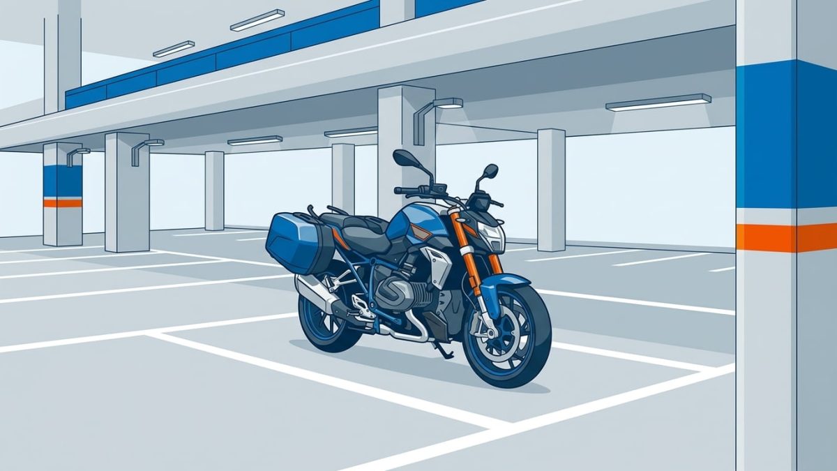 Dónde aparcar la moto en Santiago de Compostela