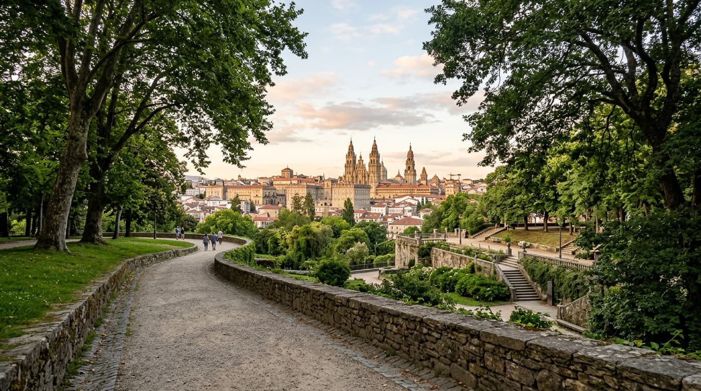 Parque de la Alameda de Santiago de Compostela